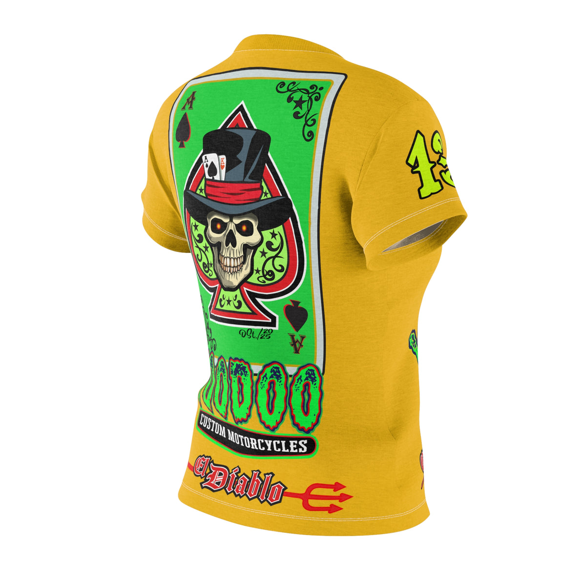 Women's Cut VooDoo Custom Motorcycles Graphic Tee — HiviZ Graphics