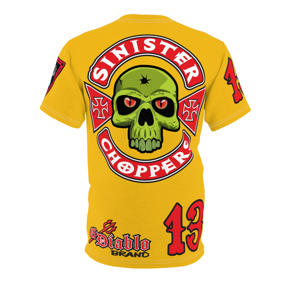 SRT Sinister Choppers  Super Tee - Clean, Beautiful, Design - Outrageous Biker Gear