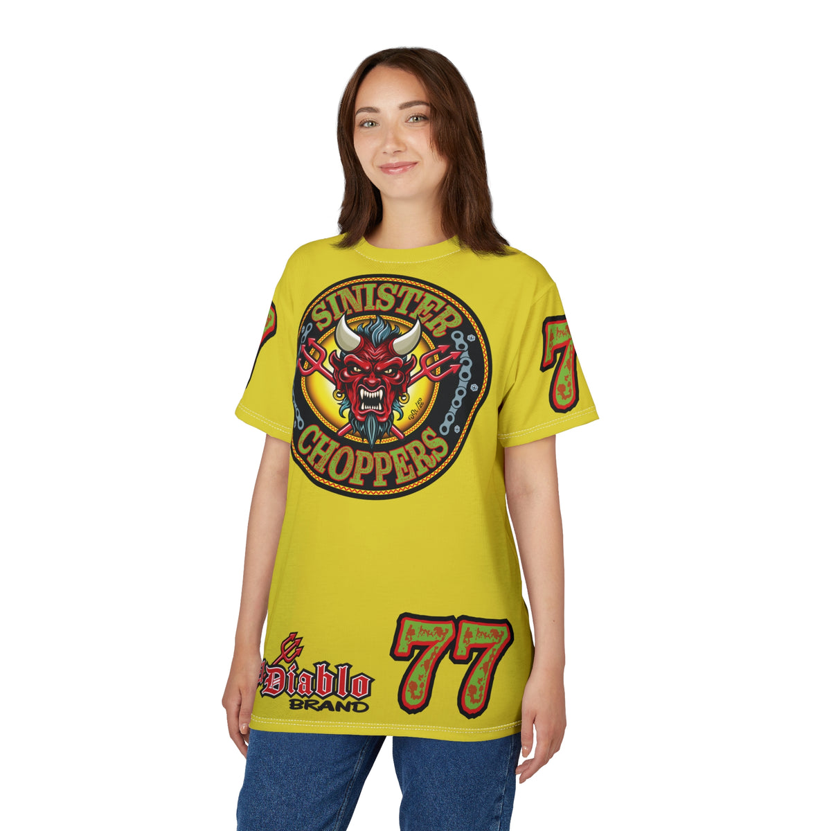 VERY Special HIVIZ Sinister Choppers BIG D SUPER T— Ride Cool, Look Cool in our Best Super Tee