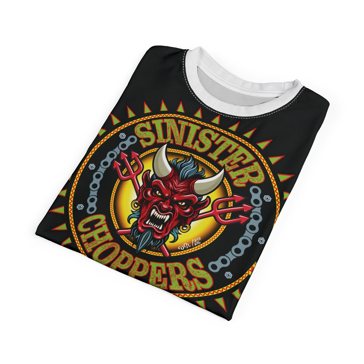Sinister Choppers SPECIAL MIDNIGHT EDITION SUPER TEE— Ride Cool, Look Cool in our Best Super Tee