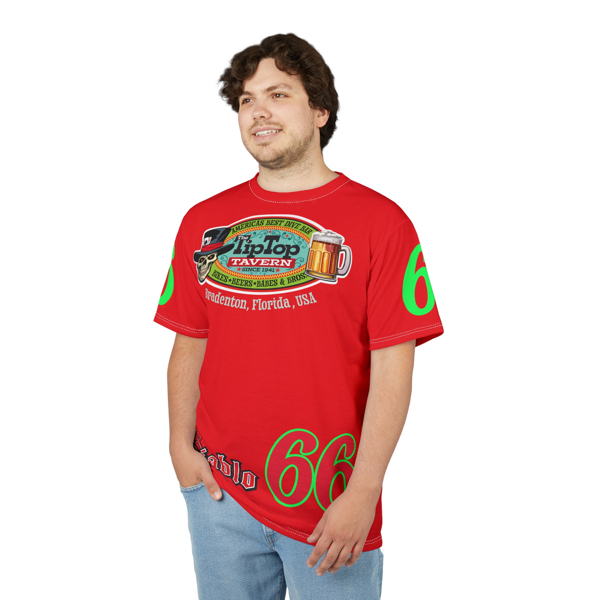 Tip Top Tavern Dive Bar Super Tee - America's Best Dive Bar - Bikes Beers Babes & Bros. -Remembering Jesse Biker Bar Tee