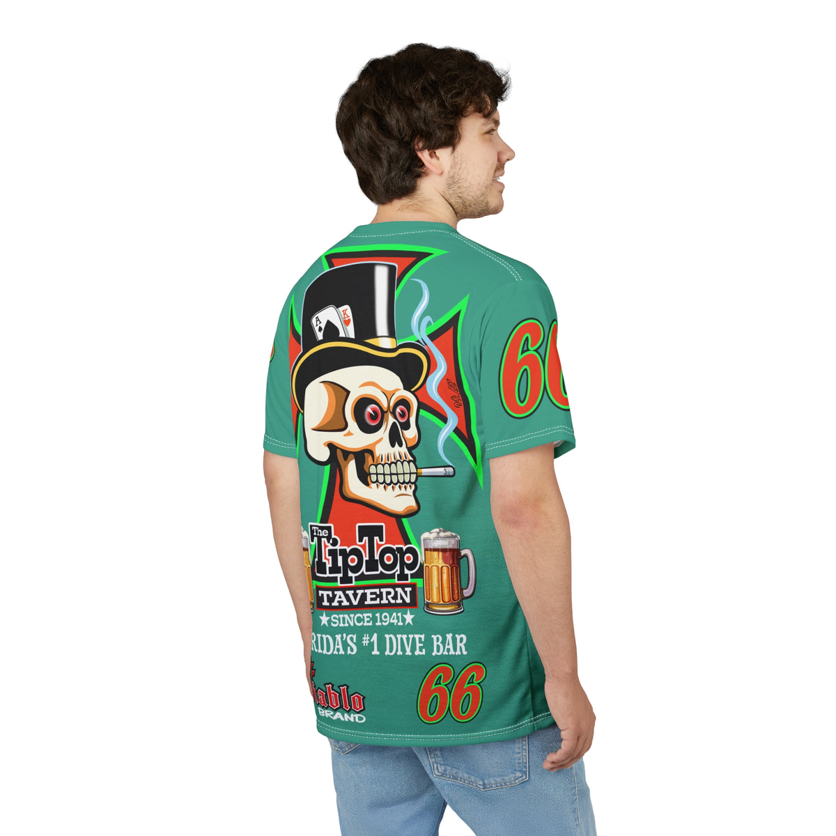 SRT Tip Top Tavern Dive Bar Super Riding Tee - America's Best Dive Bar, Bikes Beers Babes & Bros. - Biker Bar Tee