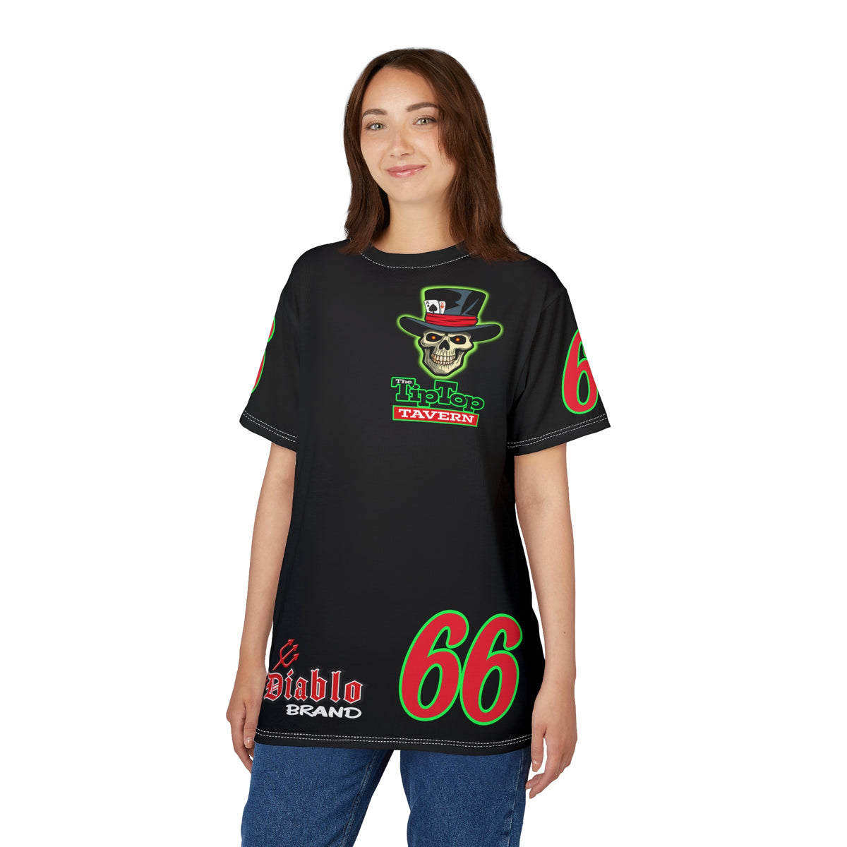 SRT Tip Top Tavern Dive Bar Super Riding Tee (*Limited Edition) - Florida's Best Dive Bar, Bikes Beers Babes & Bros. - Honouring Biker Bar Tee