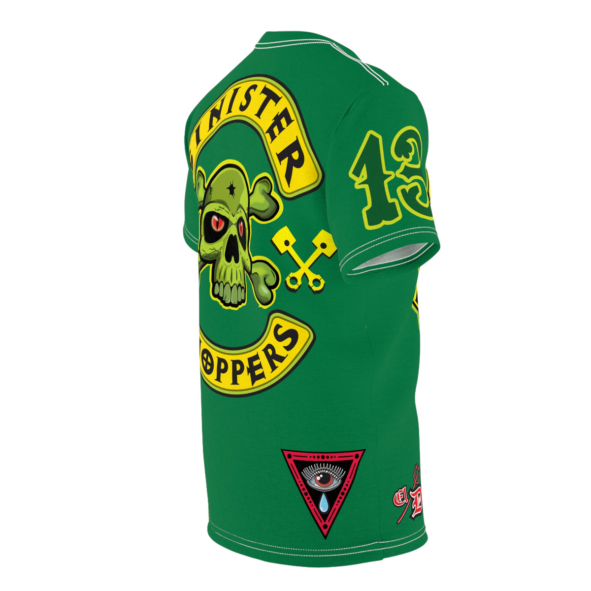 Sinister Choppers HiViz Super Tee - Custom Designed Motorcycle Riding Gear