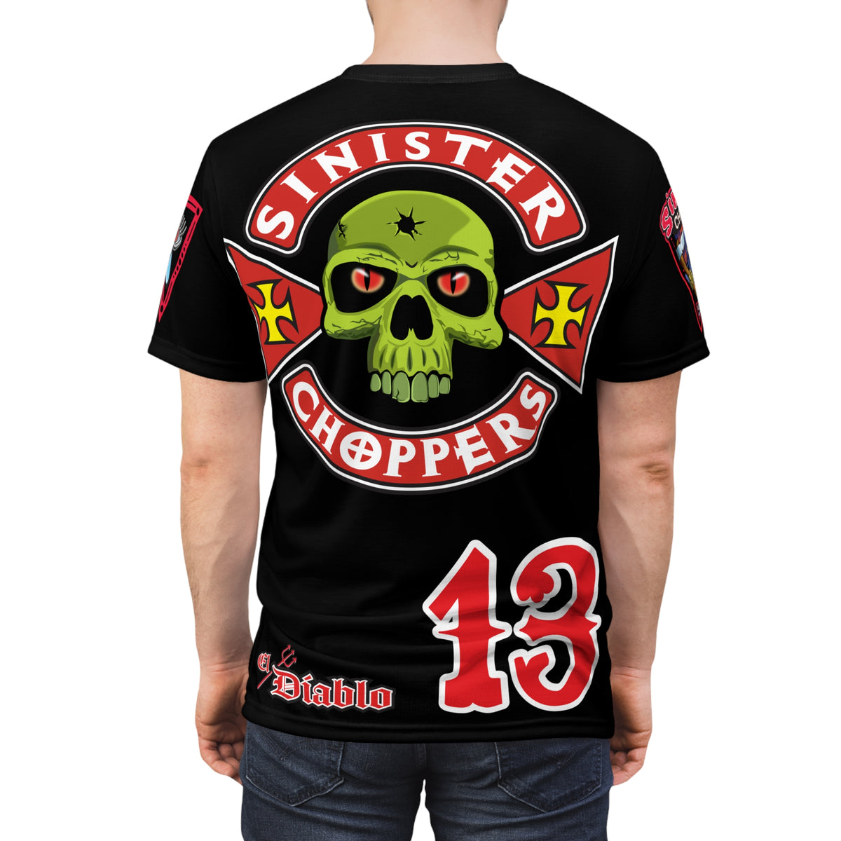 Sinister Choppers HiViz Super Tee - Outrageous Biker Gear