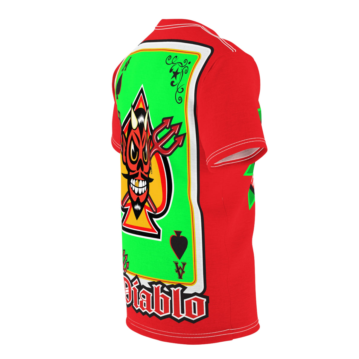 El Diablo Brand Unisex HiViz Motorcycle Riding Super Tee