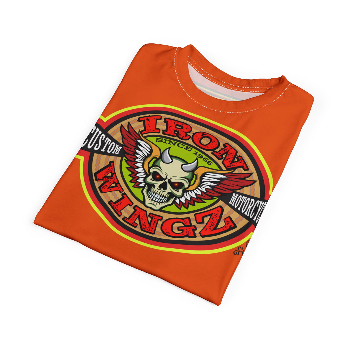 Iron WingZ Customs HiViz High Performance Motorcycle Riding Super Tee