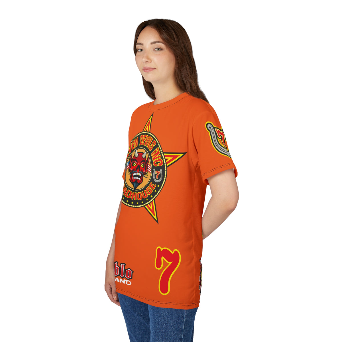 Seven Devils Inc. Roadhouse Graphic Tee - Motorcycle Custom Riding Super Tee