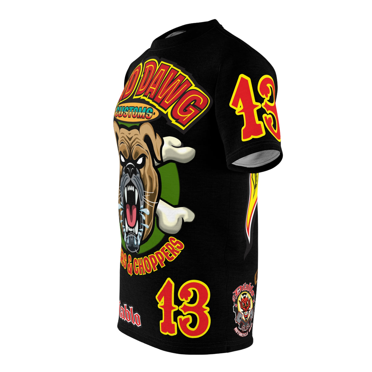 MadDawg Ultimate Hiviz Motorcycle Riding Tee Shirt