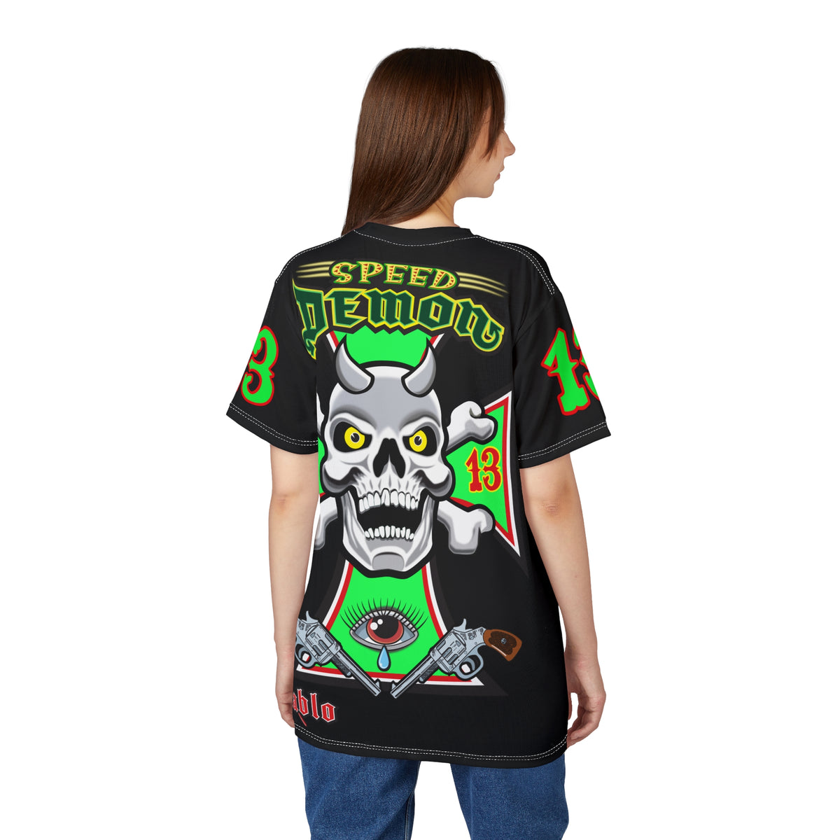 Speed Demon Special Edition HiViz Custom Made Motorcycle Riding Tee