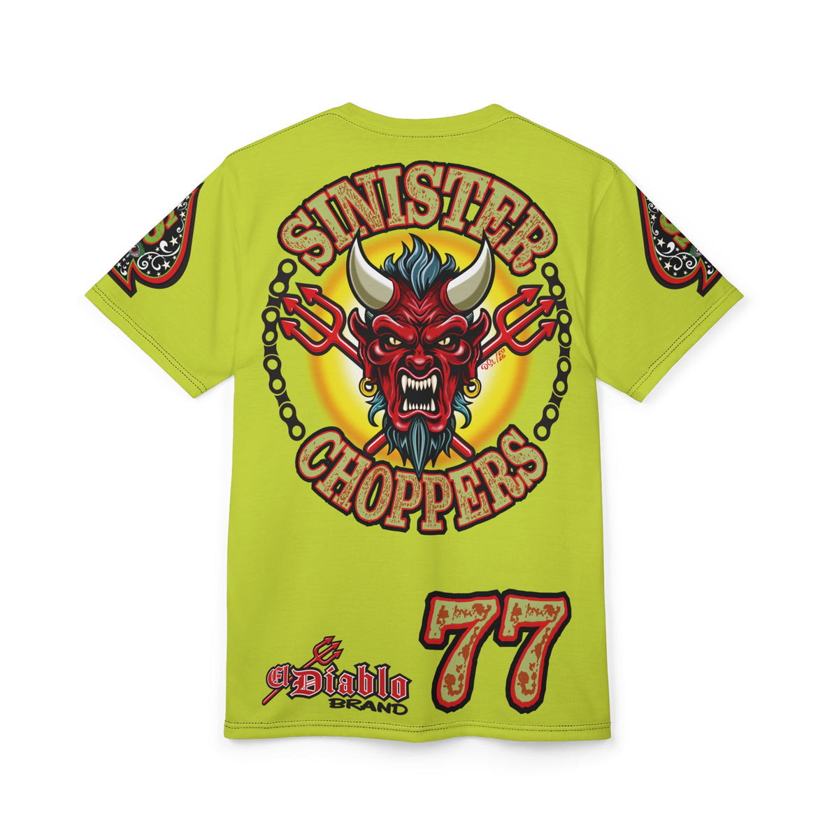VERY Special Sinister Choppers BIG D HIVIZ SUPER TEE— Ride Cool Look Cool in our Best Super Tee