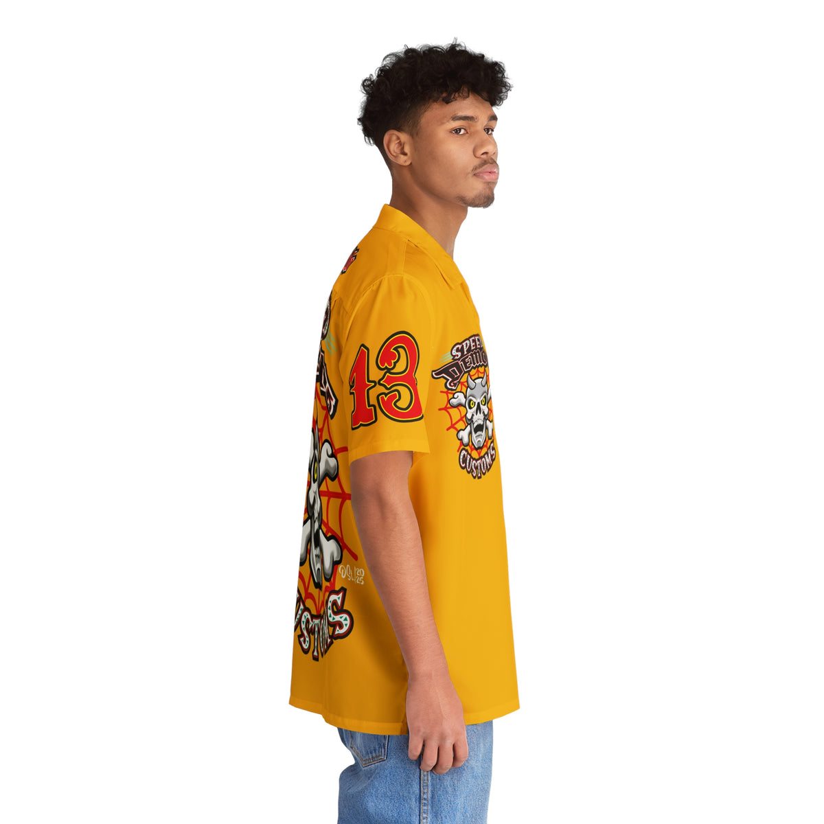 Big Bopper Men's Hawaiian Shirt - Loose, Comfortable Button Up Shirt for Easy Breezy Riding - Sizes to 5XL