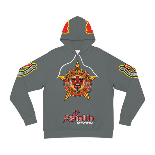 HoodZ Seven Devils Roadhouse Retro Devil Logo Pullover Hoodie