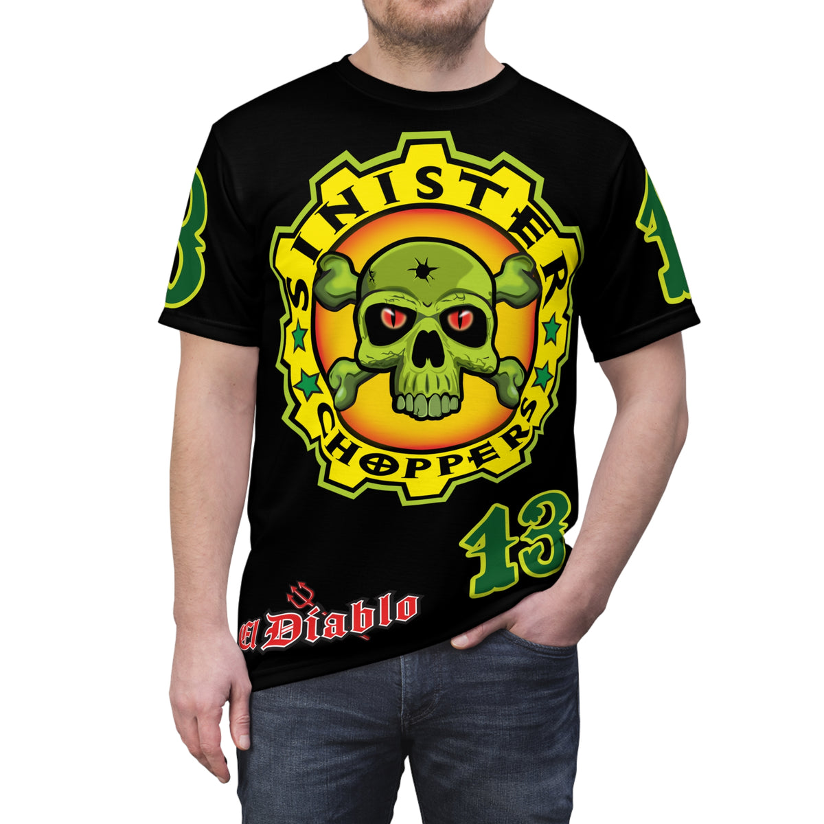 Sinister Choppers - HiViZ Super Tee - Spectacular Custom Motorcycle Riding Gear