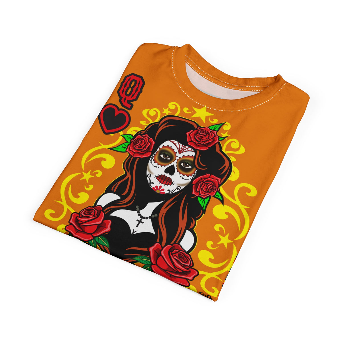 Voodoo Custom Motorcycles Tee — Queen Black Heart 🖤 Riding Super Tee