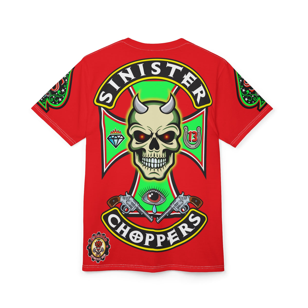 Sinister Choppers HiViz High Comfort Motorcycle Riders Super Tee