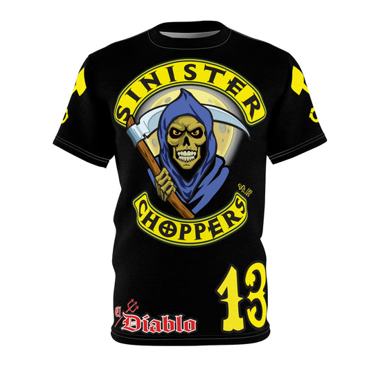 Sinister Choppers HiViz Custom Motorcycles Reaper Super Tee - High Performance Riding Wear