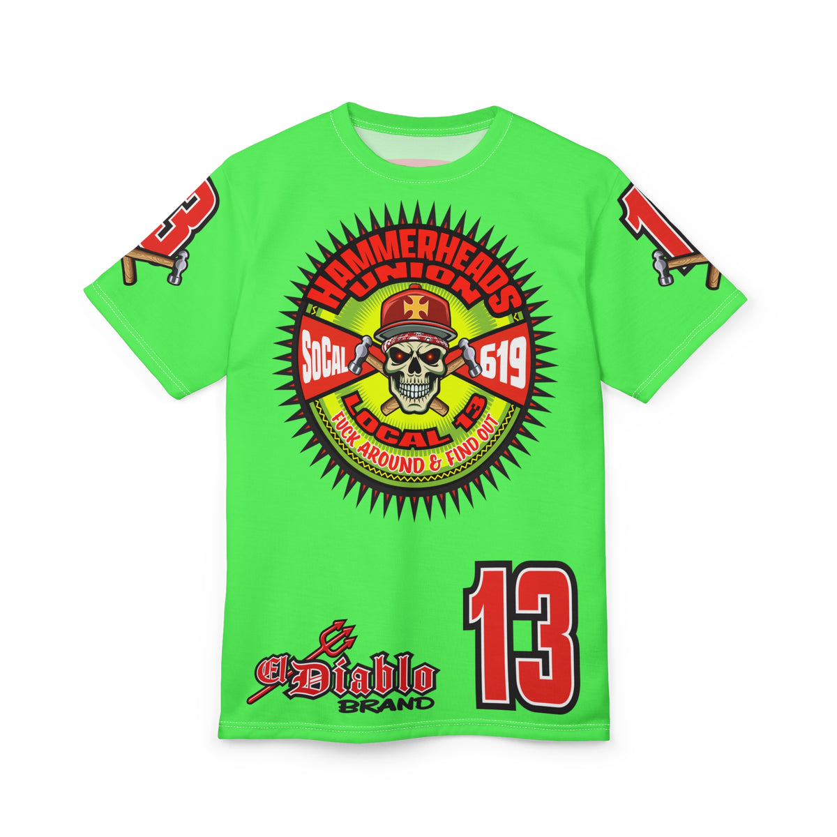 Very Special Hammerheads Union Tee — SoCal Local 519 Lumina HiViZ Graphic T-Shirt