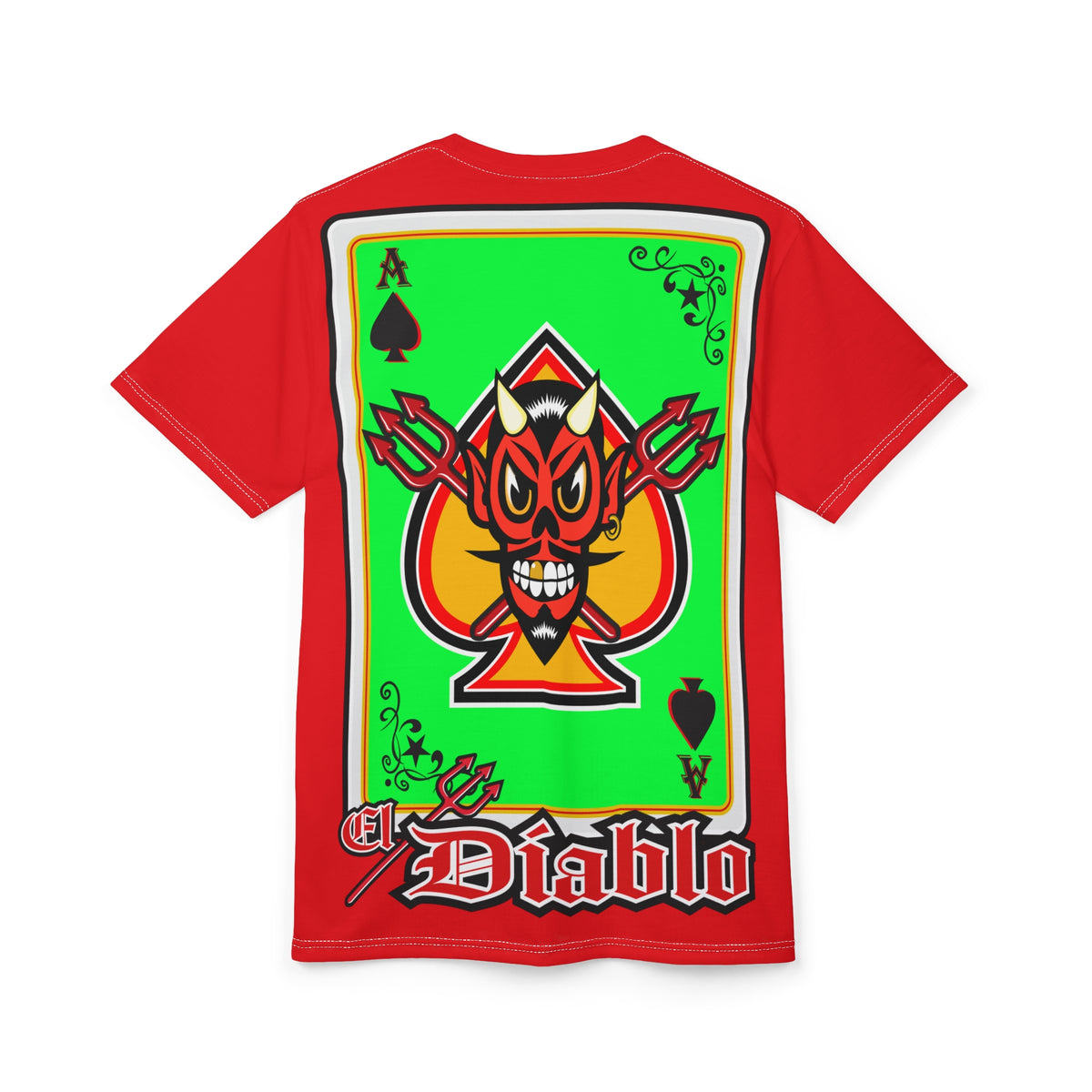 El Diablo Brand Unisex HiViz Motorcycle Riding Super Tee