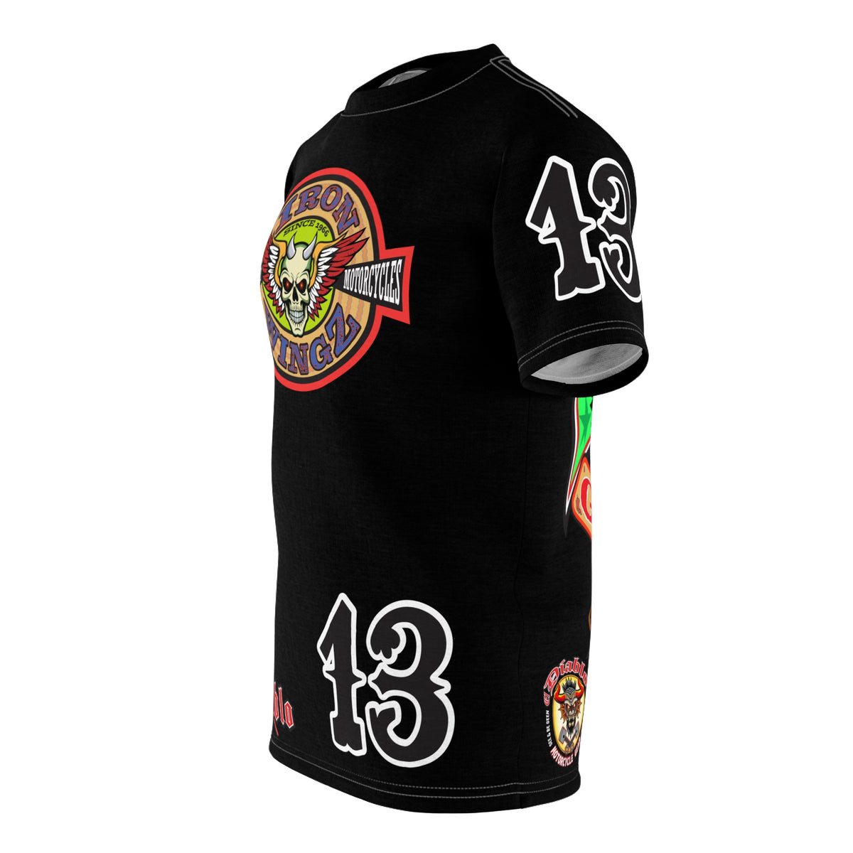 Iron Wingz Garage Spectacular Riding Tee for Harley Riders