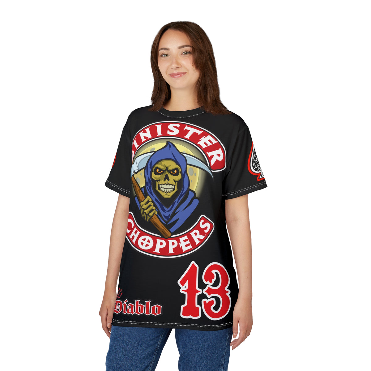 Sinister Choppers HiViz Custom Motorcycles- Reaper Super Tee - High Performance Riding Wear