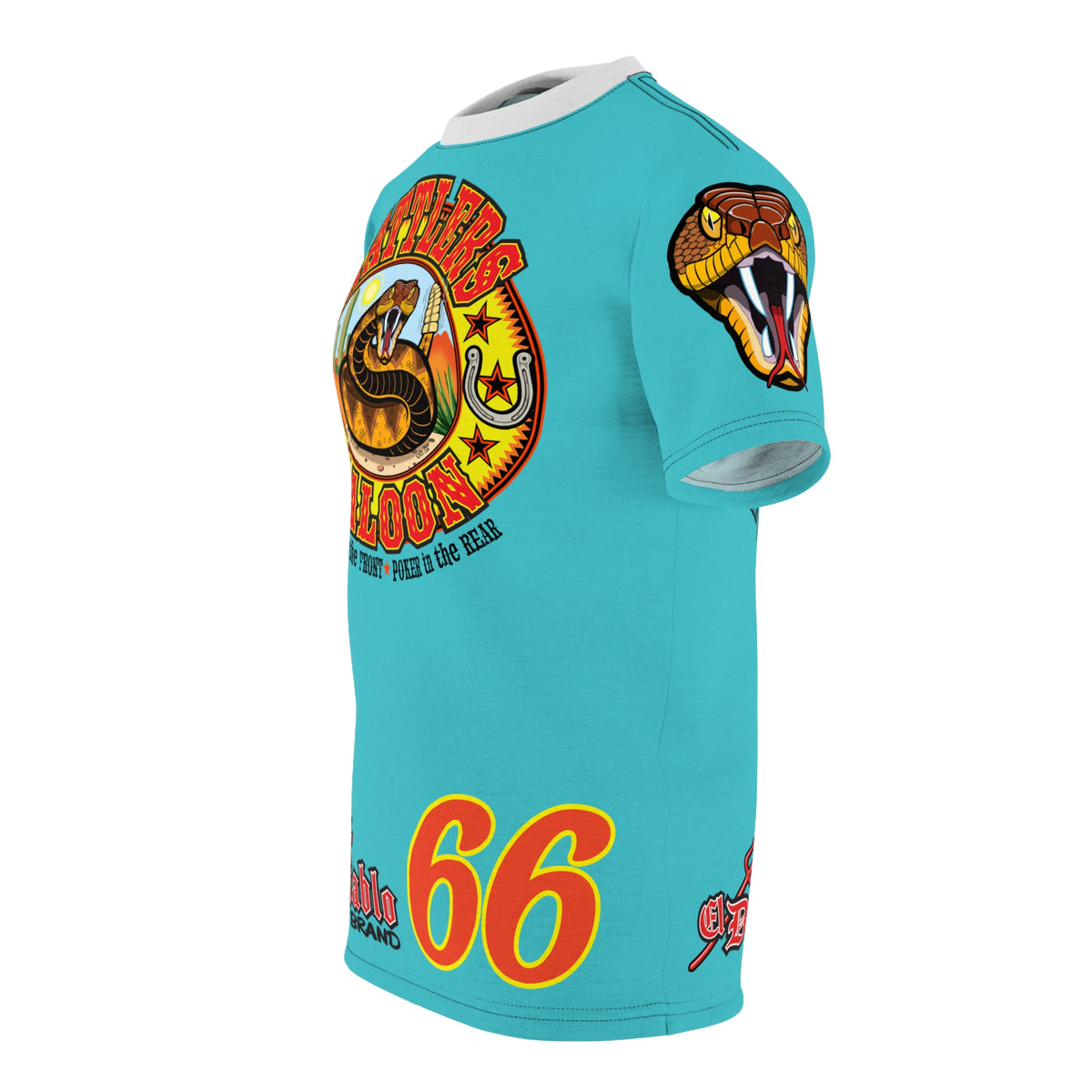 Rattlers Saloon  SUPER TEE — Vintage Biker 66 Graphic Shirt