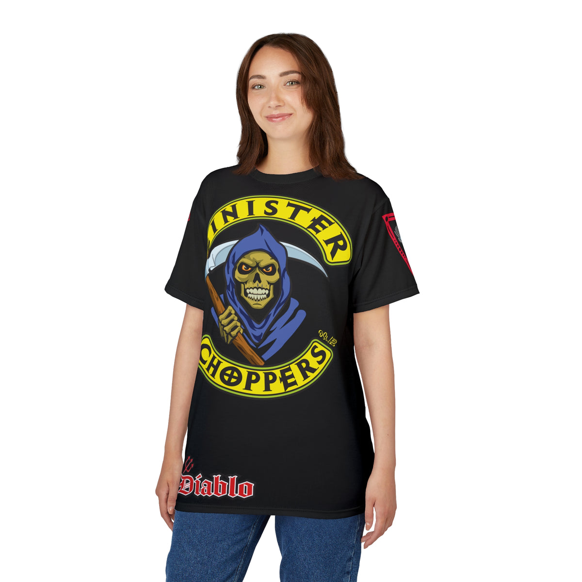 Sinister Choppers HiViz Custom Motorcycle Super Tee - High Performance Riding Wear
