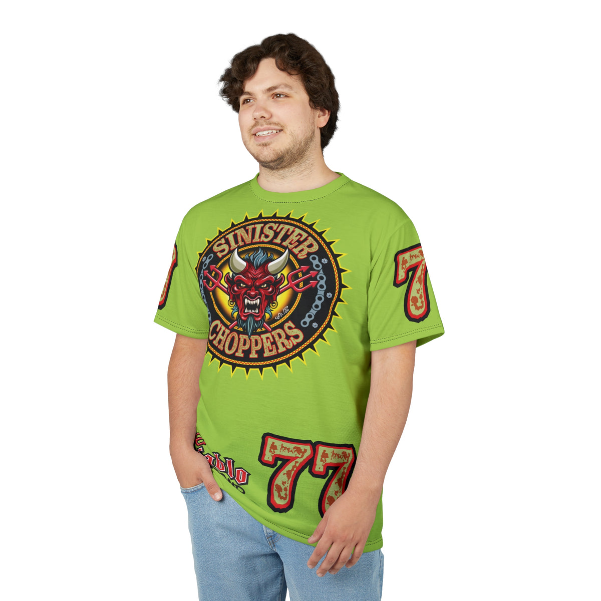 VERY Special HIVIZ Sinister Choppers BIG D SUPER T— Ride Cool Look Cool in our Best Super Tee