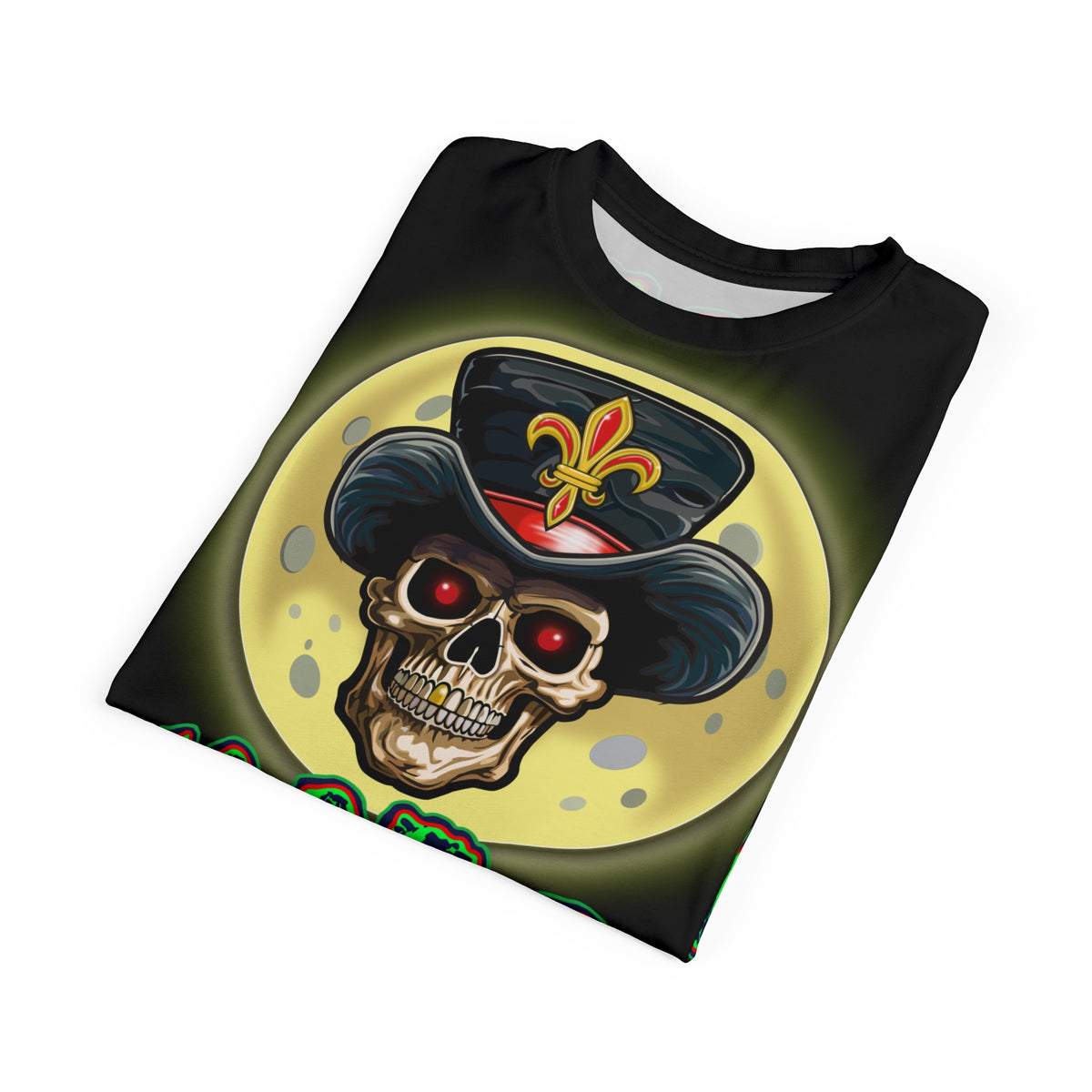 Voodoo Motorcycles HiViz Badass Super Tee, Unique Graphic Tee, Custom HiViZ Apparel