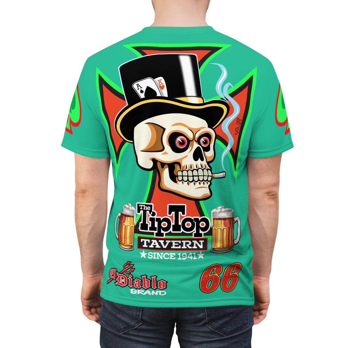 Tip Top Tavern Dive Bar Super Tee - America's Best Dive Bar, Bikes Beers Babes & Bros. - Biker Bar Tee