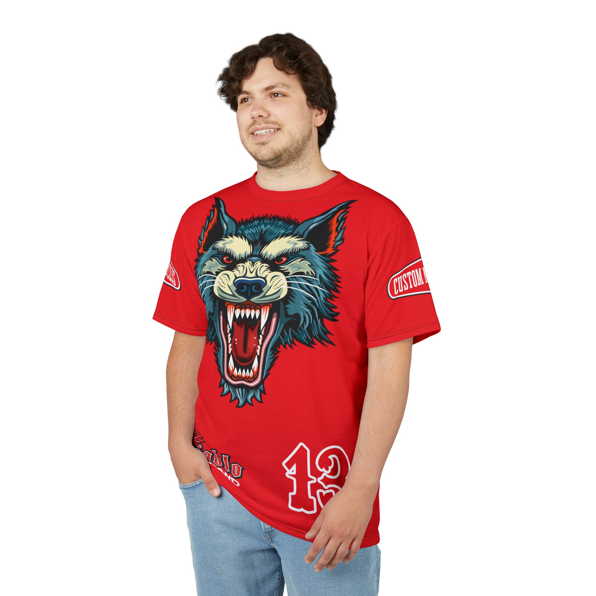 MWT Wolf Custom Motorcycles Super Tee — Viciously Cool High Performance Motorcycle Riding Shirt