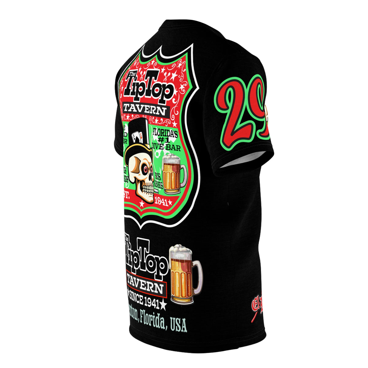 Tip Top Tavern Dive Bar Super Tee - America's Best Dive Bar, Bikes Beers Babes & Bros. - Biker Bar Tee