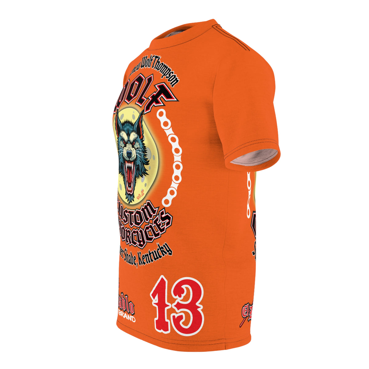 MWT Wolf Custom Motorcycles Super Tee — Viciously Cool High Performance Motorcycle Riding Shirt