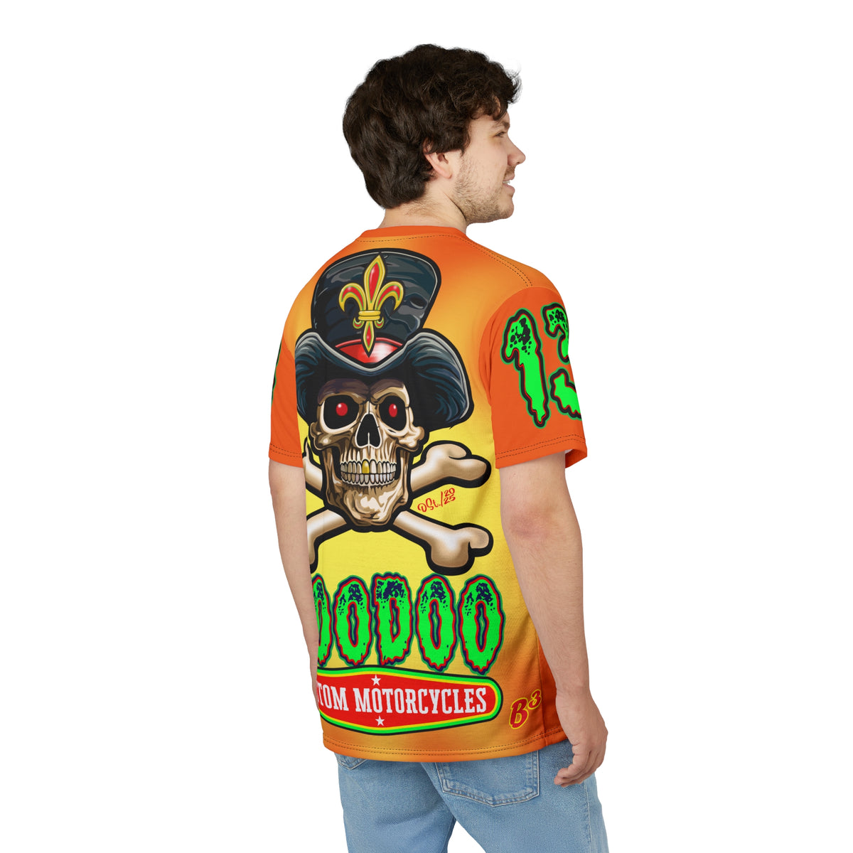 VooDoo Customs Angry Orange Tie Dye Yelo Blast HiViz Super Tee