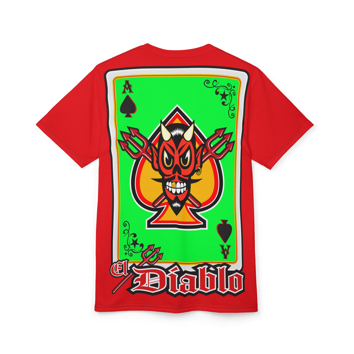 El Diablo Brand Unisex HiViz Motorcycle Riding Super Tee