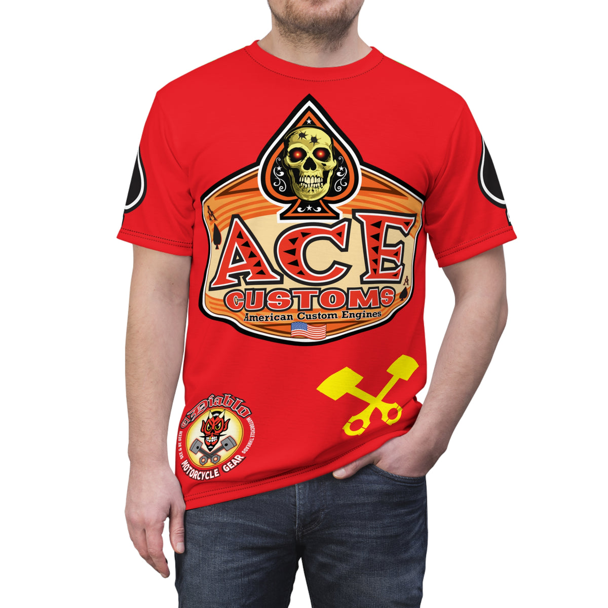 American Custom Engines ACE - HiViz Motorcycle Riding Gear