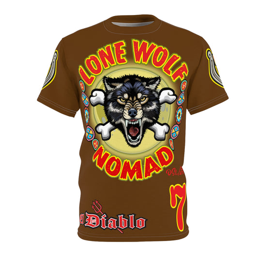 Lone Wolf Nomad HiViz Super Tee - Special Design for Independent No Club Riders