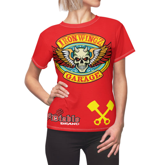 Women's Cut IronWingZ Custom Motorcycles Graphic Tee — HiviZ Graphics
