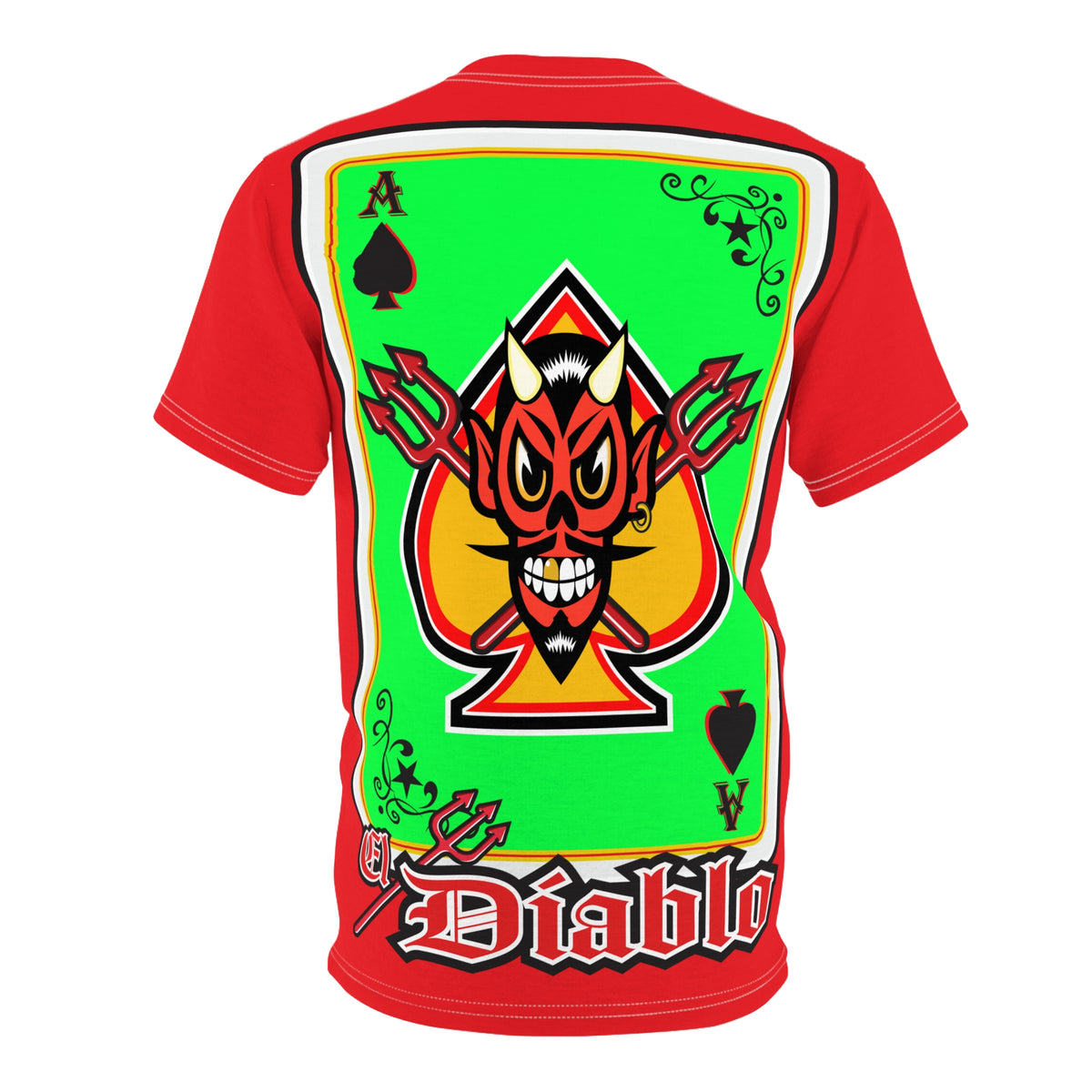 El Diablo Brand Unisex HiViz Motorcycle Riding Super Tee