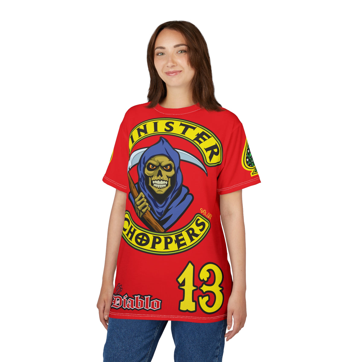 Sinister Choppers Custom Motorcycles - Reaper HiViZ Super Tee - High Performance Riding Wear
