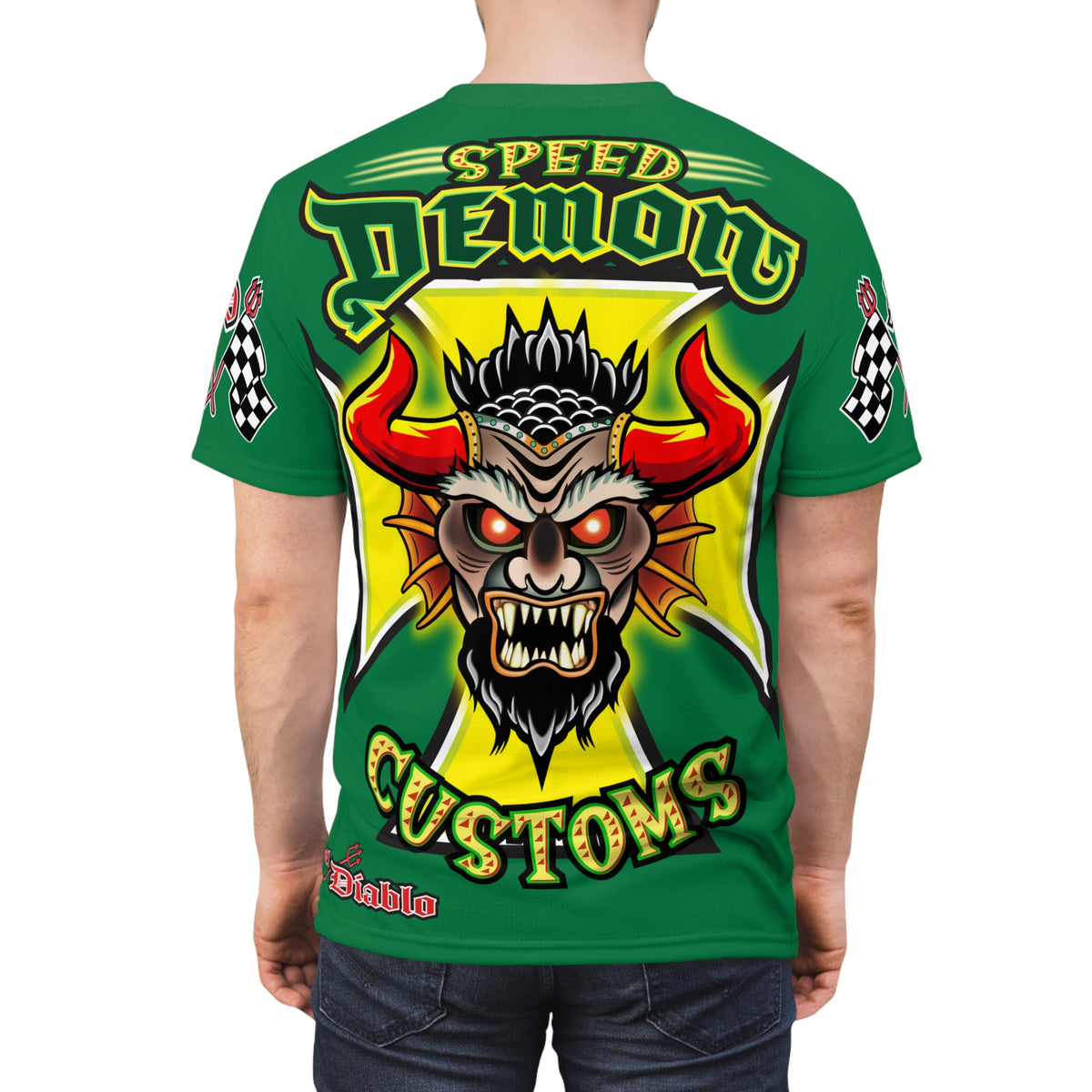 Speed Demon Motorcycle Riders HiViz Super Tee