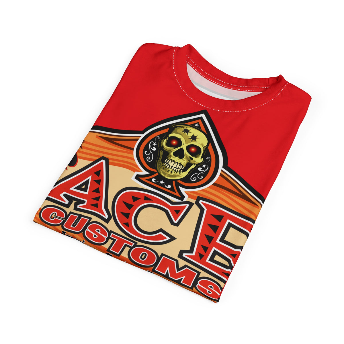 American Custom Engines ACE - Special Lumina Green  Ace of Spades Death Card High visibility Graphics