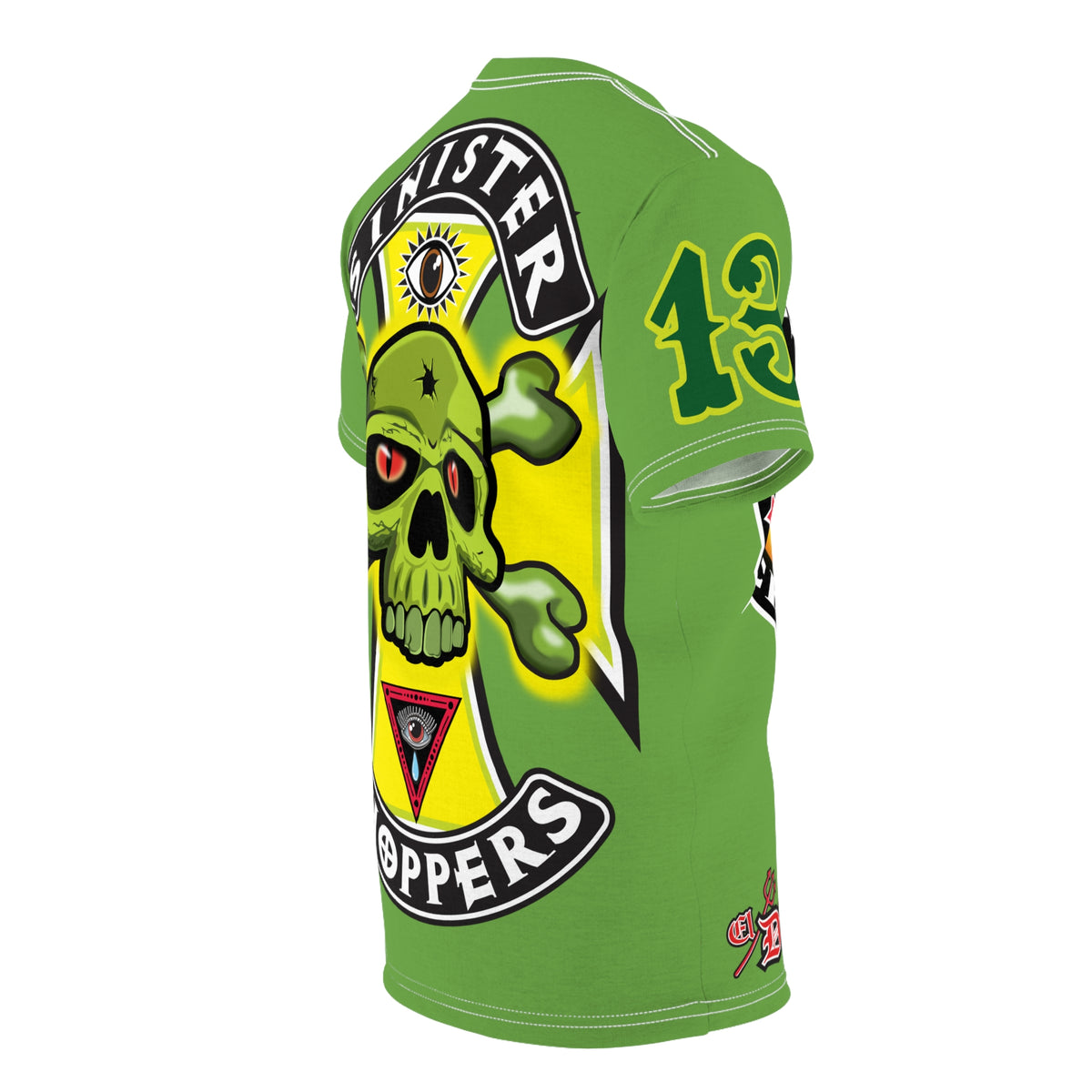 Sinnister Choppers FHiViz HiViz Motorcycle Riders Super Tee
