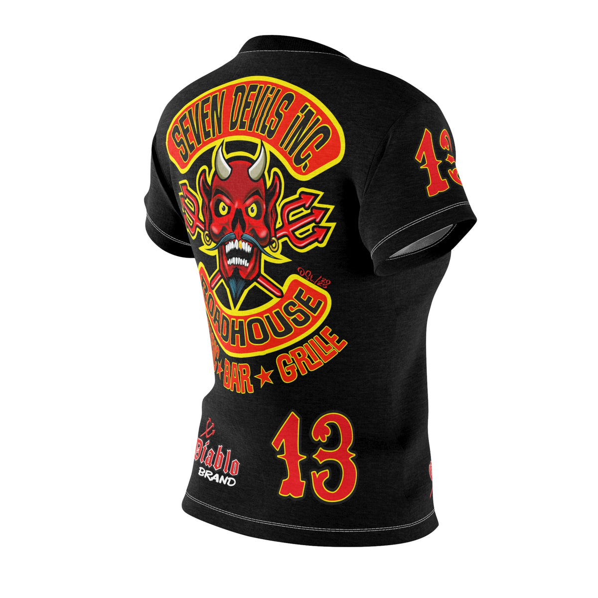 Women's Cut Seven Devils Roadhouse Graphic Tee — HiviZ Graphics