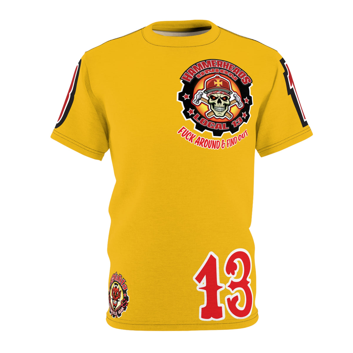 Hammerheads Union 13 - HiViz High Performance Super Tee - Motorcycle Riding Gear