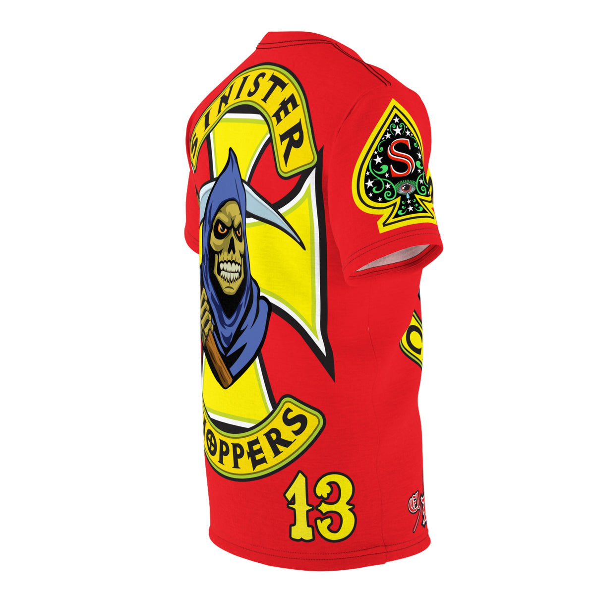 Sinister Choppers Custom Motorcycles - Reaper HiViZ Super Tee - High Performance Riding Wear