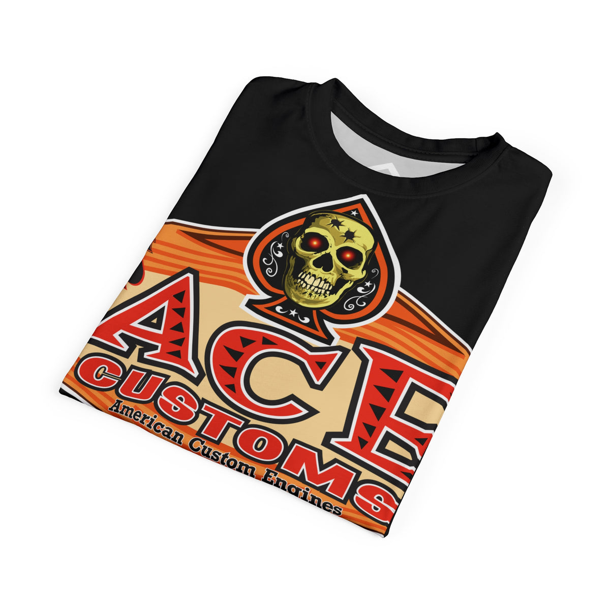 American Custom Engines ACE - Special Lumina Green  Ace of Spades Death Card High visibility Graphics