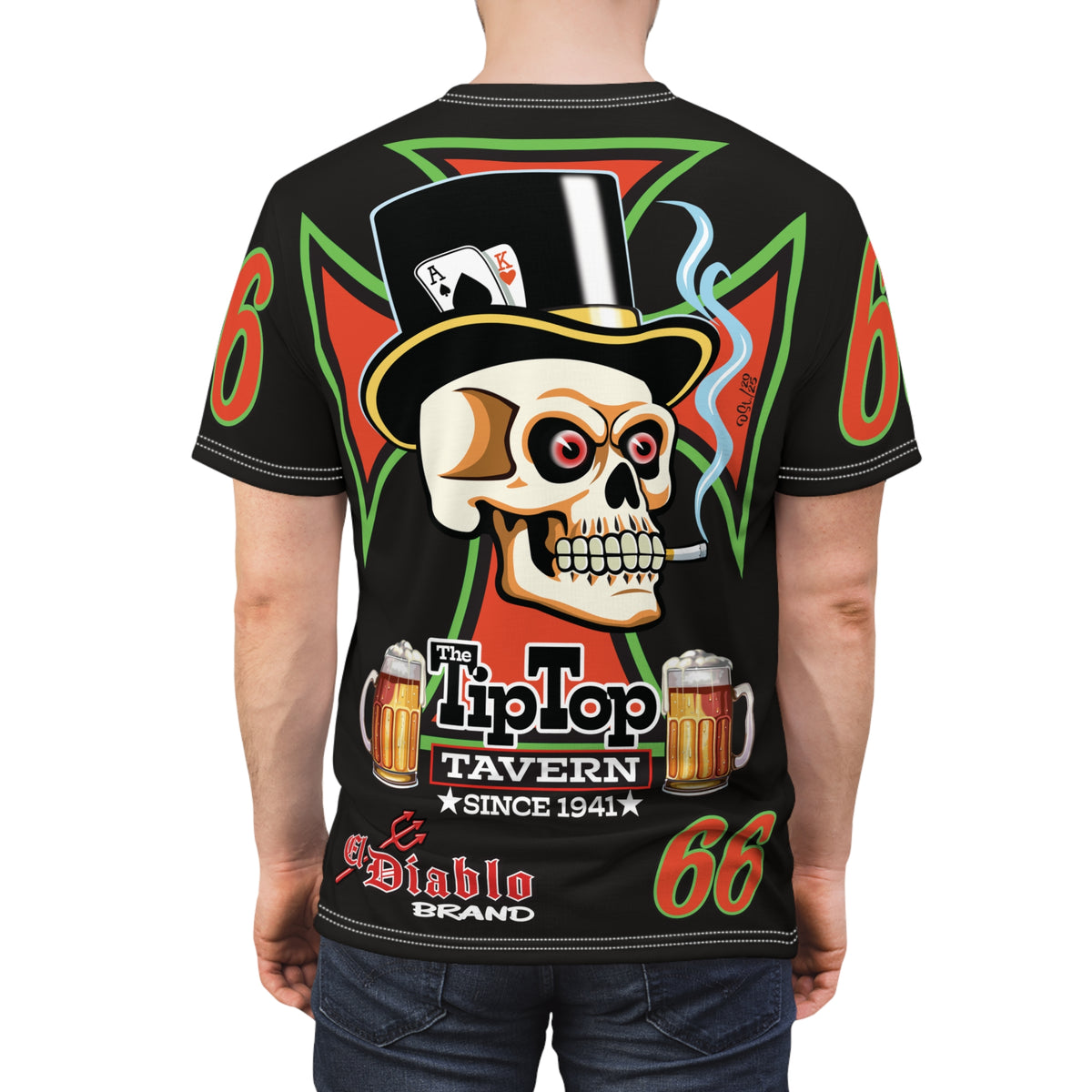 Tip Top Tavern Dive Bar Super Tee - America's Best Dive Bar, Bikes Beers Babes & Bros. - Biker Bar Tee