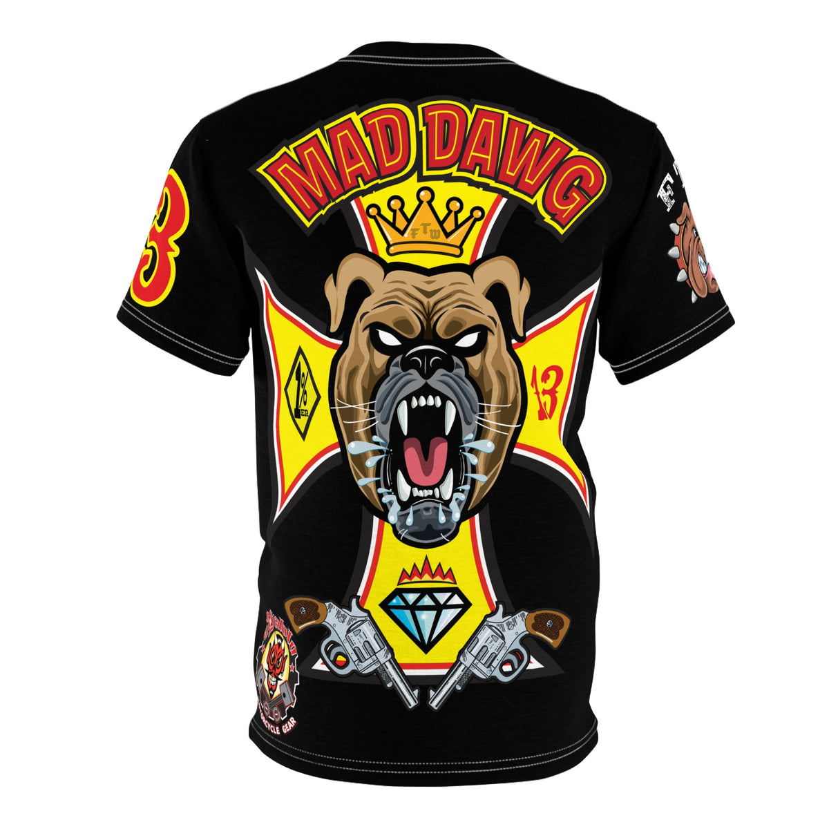 MadDawg Ultimate Hiviz Motorcycle Riding Tee Shirt