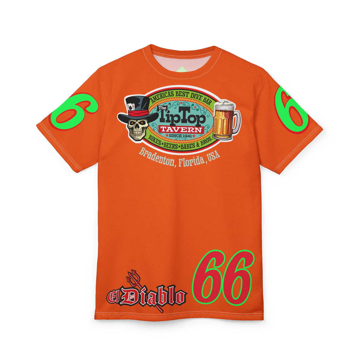 Tip Top Tavern Ace of Spades Super Tee - America's Best Dive Bar - Bikes Beers Babes & Bros.